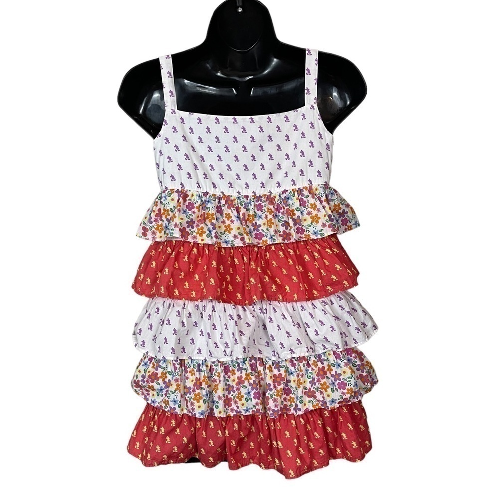 EUC Disney Parks dress or ruffles tank top, Mickey Mouse, child size large.